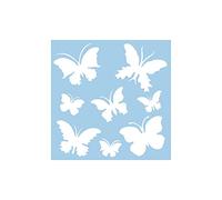 Pochoir, Papillons, 30x30 cm, 1 pce