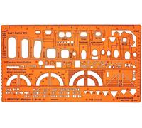 Pochoir sanitaire à l'échelle 1:50 pour dessins techniques, modèle architectural