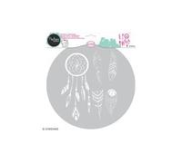Pochoir textile en Plastique - Attrape-rêves - Entre 9,5 et 20 cm