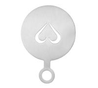 Pochoirs à café Latte Art,Pochoirs à café Motif décoratif de coeur de rose | Pochoir latté Kit de décorations de motifs artistiques de Latte décoratifs réutilisables, pour choco