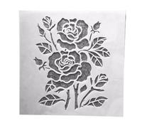 Pochoirs à superposer deux fleurs, 30 x cm, for peinture murale, scrapbooking, coloriage, gaufrage, album décoratif