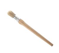 Pochoirs Pour Peinture À La Cire, 20/25/30mm, Longue Et Ronde, Brosse À Cire Professionnelle, Poils Naturels, Manche En Bois, Cire De Meubles