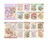 Pocket DIY 3D House Stickers - Cosy Stickers 3D Scènes Miniatures, 2 Livres Autocollants Scène Maison À Créer Soi-Même, Cute Cartoon Animal, Carnet Sticker Enfants & Adultes, Passe-Temps Vacances