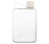 Pocket Water Bottle - 500ml Portable Flat Drink Flask, Leak Proof Slim | Hydration Container, Lightweight Cold Beverage Storage Bottle Compact Space Saving Design | Sports Travel Office School Outdo