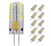 Pocketman Paquet de 10 3 Watt AC/DC 12V G4 LED Ampoules,Equivalent à l'ampoule de la lampe halogène de 30W,6000k Lumière Froide