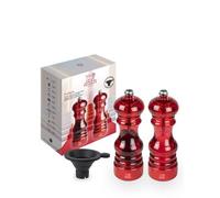 Podium Duo Moulin Poivre Et Moulin Sel Acryl Rouge 18 Cm