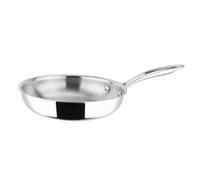 Sitram 710731, Poêle Rapsody en acier inoxydable qualité professionnelle diam. 20 cm - tous feux dont induction, Argent