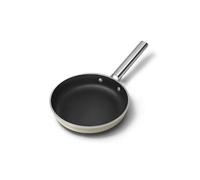 Smeg Poêle FPF2402CRM 24 cm, antiadhésive céramique sans PFAS, manche inox, crème mat