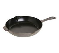 STAUB Poêle à frire Staub fonte noire avec bec verseur Ø26 cm Gris graphite