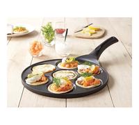 Poêle 7 mini blinis ou pancakes à induction fonte 26.5 cm Mathon
