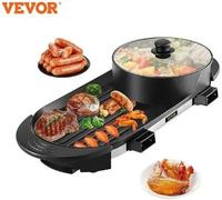 Poêle à barbecue électrique Gourmet Hotpot antiadhésive