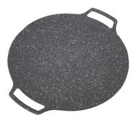 Poêle à barbecue ronde, poêle à griller de style coréen, grille de barbecue ronde, gril de barbecue coréen (30 cm)