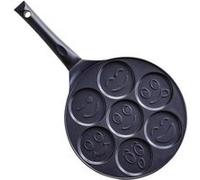 Kitchen Fun by BEKA – Poêle à blinis Smiley 13878274 27 cm – Fonte d'aluminium – Noir