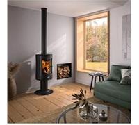 Poêle à bois 8.5kw noir Godin 388145ANTH noir G