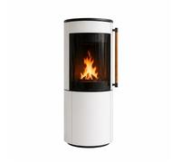 Poêle à bois AUBIS 8 kW - Blanc