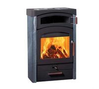 Poêle à bois Austroflamm Pallas Back 9 kW revêtement en pierre ollaire