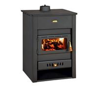 Poêle à bois avec bouilleur - Prity K2 CP W13 - 15 kW - Bouilleur intégré - Ø 130 mm