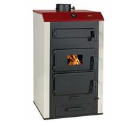 Poêle à bois avec bouilleur - Prity NS 32 - 3,2 kW chauffage - 33,2 kW bouilleur - 72 L eau
