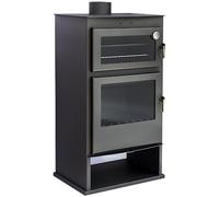 Poêle à Bois avec Four Modèle MULHACEN Bûcher 11,60 KW. Inclut un plateau en acier inoxydable pour les rôtis et la grille.