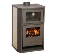 Poêle à Bois avec Four pour système de Chauffage Central BALKAN ENERGY Suzana Ceramic 11.6kW - 17.5kW