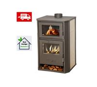 Poêle à Bois avec Four pour système de Chauffage Central BALKAN ENERGY Suzana Ceramic 11.6kW - 17.5kW