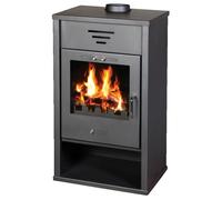 Poêle à Bois avec Thermocheminée V05 Triumph B - 15 kW Chauffage à Eau pour Grands Espaces