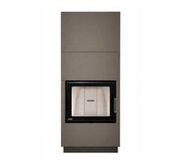 Poêle à bois Bef Home Kompakt Therm 6 II 6 kW Beigegrau
