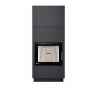 Poêle à bois Bef Home Kompakt Therm 6 II 6 kW noir