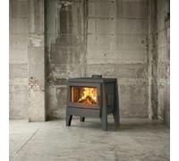 Poêle à bois Brunner Iron Dog 07 | 7 kW Porte de foyer côté gauche