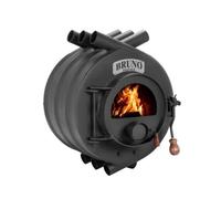 Poêle à bois Bruno Mini I 8 kW Sans Socle, Sans Habillage latéral