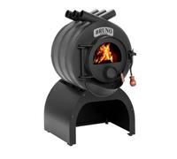 Poêle à bois Bruno Mini I 8 kW Socle Move, Sans Habillage latéral