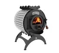Poêle à bois Bruno Mini II 9 kW incl. support Classique, habillage latéral Quattro et catalyseur