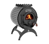 Poêle à bois Bruno Mini II 9 kW Socle Classique, Habillage latéral