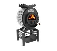 Poêle à bois Bruno Pyro I 13 kW Sans Socle, Sans Habillage latéral