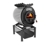 Poêle à bois Bruno Pyro III 19 kW Socle Compact, Habillage latéral