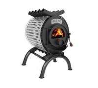 Poêle à bois Bruno Pyro III 19 kW Socle Rondo, Habillage latéral