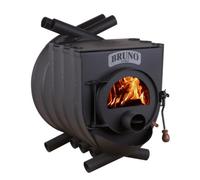 Poêle à bois Bruno Pyro III avec plaque de cuisson 19 kW Sans, Sans