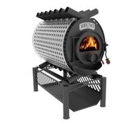 Poêle à bois Bruno Pyro V 25 kW Socle Compact, Sans Habillage latéral