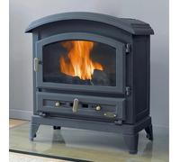 Poêle à bois canadien gris anthra 9Kw - GODIN - 310108