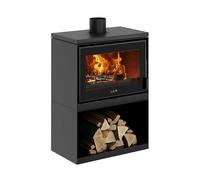poêle à bois deville sarra sur bûcher raccordable c077ck-06