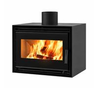 Poêle à bois Edilkamin Bench 54 Evo 9,5 kW Module D - kit de montage suspendu, Blanc