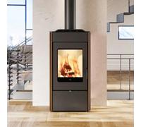 Poêle à bois Edilkamin Body 10,1 kW acier bronze