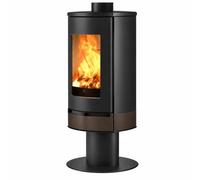 Poêle à bois Edilkamin Code J Int 6,4 kW Stahl Bronze