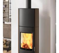 Poêle à bois Edilkamin Krio S-Serie 10,1 kW acier bronze