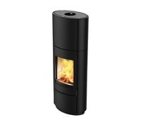 Poêle à bois Edilkamin Krio S-Serie 10,1 kW acier noir