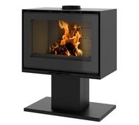 poêle à bois étanche godin huriel 80 sur pied 411202