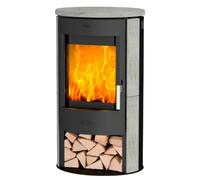 Poêle à bois Fireplace Zaria 6 kW Revêtement en pierre ollaire
