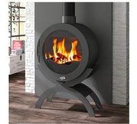 Poêle à bois fonte 10kw anthracite Godin 410101ANTH anthracite G