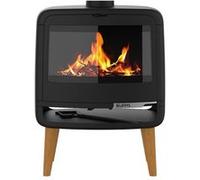 Poêle à bois fonte 10kw noir Supra FR9016130B noir G