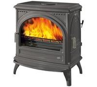 Poêle à bois fonte 11kw noir Godin 366201PEINTANTH Anthracite (noir)